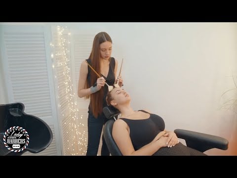 Heaven’s Touch ASMR Massage by Barber Lady Sandra for Girls