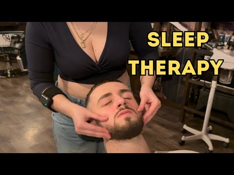ASMR for Men | Scalp, Neck, Hand Massage + Hair Wash (No Talking)