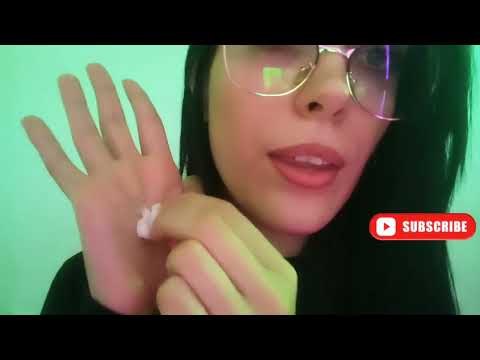 ASMR I treat your facial wound with spit💖🤕