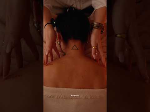 all the nape of the neck tingles 😴 #asmrmassage #asmrsoft #asmrtracing #asmrsounds #asmrvideo #asmr