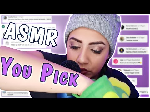 ASMR MY SUBSCRIBERS CHOOSE MY TRIGGER