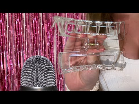 ASMR Putting Clips in Your Hair 🌷🪷