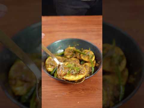 🔥 ASMR Egg Pepper Fry | Spicy & Crispy | Satisfying Cooking Sounds | No Talking #shorts #asmr