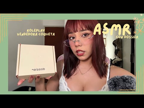 ASMR - VENDEDORA COQUETA/ ROLEPLAY CON DOSSIER