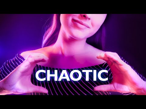 ASMR EXTREMELY RANDOM, UNPREDICTABLE, CHAOTIC AND FAST TRIGGERS - NO TALKING