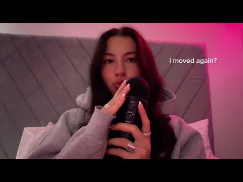 ASMR super up close clicky whisper ramble