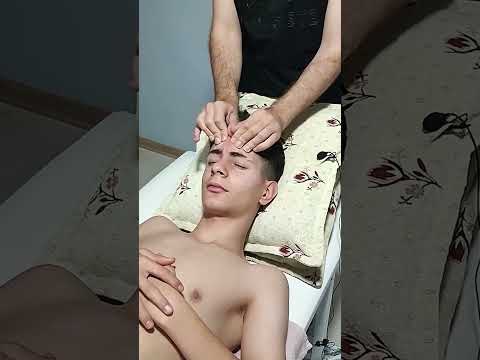 TENSIONING MASSAGE THERAPY FOR THE FACE #satisfying #relaxing #asmr #shorts #massage