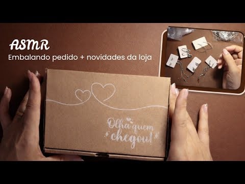 ASMR Embalando um Pedido ➕️ Mostrando Novidades da Loja 