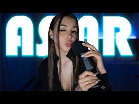 Mouth Sounds ASMR | Eye Contact Mic Triggers And Relaxing Spit Painting | Try To Hold Till The End