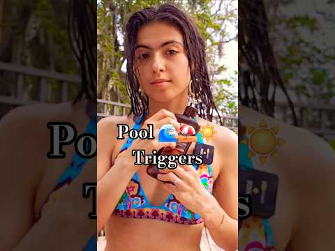 Just chilling #asmr #pool