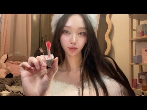 ASMR Cold Slavic girl does your Make up (Eng sub) 🦢