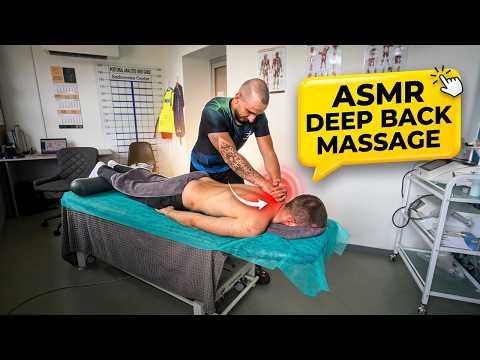 ASMR Back Massage: Back, Shoulders & Hand | REAL PERSON |