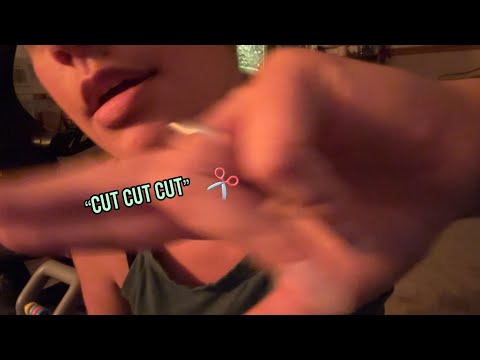 ASMR Propless Hair Wash & Cut (+ nail care and massage)