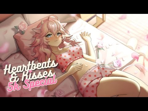 [3DIO ASMR] Heartbeats and Kisses: 5k Subscriber Special (VTuber)
