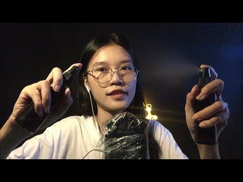 ASMR SPRAY 💦Water Bottle NO TALKING 💤