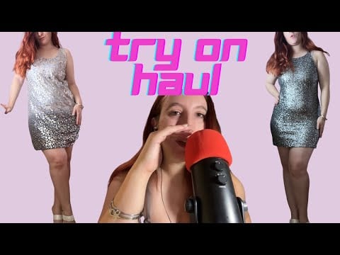ASMR / TRY ON HAUL SECOND HAND/ Micolet vestiti di seconda mano👗/ OnlyRED ASMR