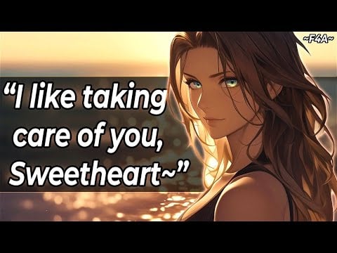 Sweet Older Woman Flirts with You at the Beach~ 🌊| Kisses Cuddles & Flirting | ASMR Roleplay | F4A