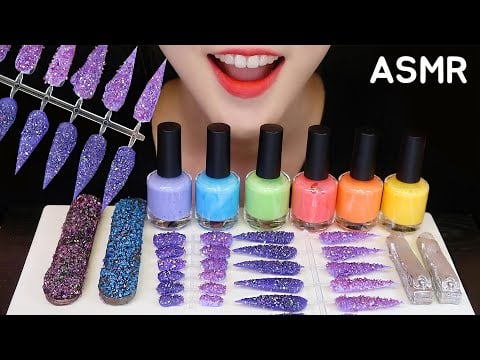 EDIBLE NAIL SHOP ASMR EDIBLE NAIL, EDIBLE NAIL POLISH, EDIBLE NAIL FILE CHOCOLATE ASMR 💅