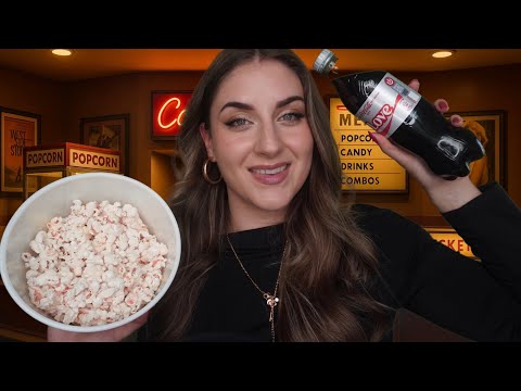 ASMR Movie Night 🍿 Liebevolle Kino Mitarbeiterin versorgt dich (Movie Theater Roleplay deutsch)