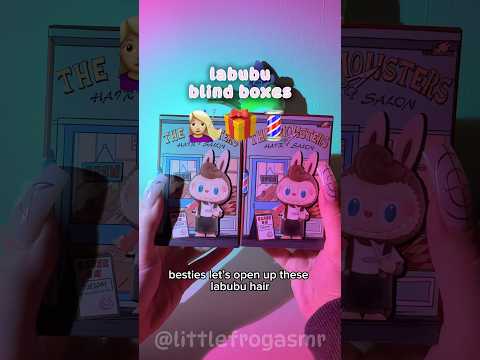 LABUBU💈 HAIR SALON💈 UNBOXING ✨💇🏼‍♀️ #POPMARTUS #THEMONSTERSHairsalon #LABUBU #THEMONSTERS #asmr