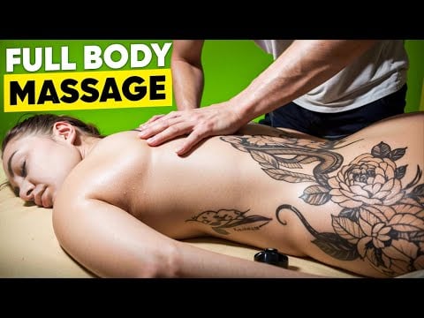 Swedish Deep Tissue Full Body Relaxing Massage Asmr For Muscle Recovery 😌💆‍♀️🕊️