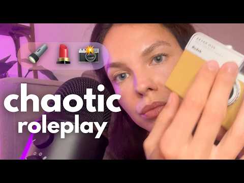 ROLEPLAY 📸 chaotický test pozornosti, make-up, focení ASMR CZ | Fast & Aggressive