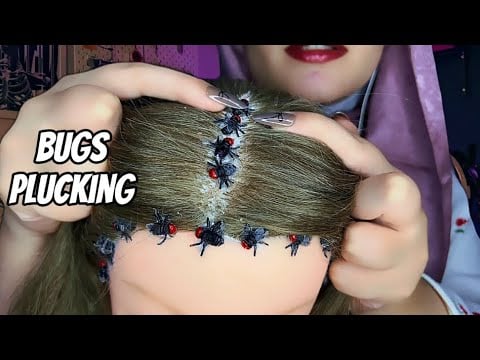 ASMR Removing Every Bug Crawling on Your Head 🐜 | Satisfying Bug Plucking & Scalp Cleaning