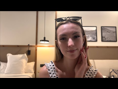 ASMR but it‘s SOOOOO random in my hotel room in spain👄 (soft spoken)