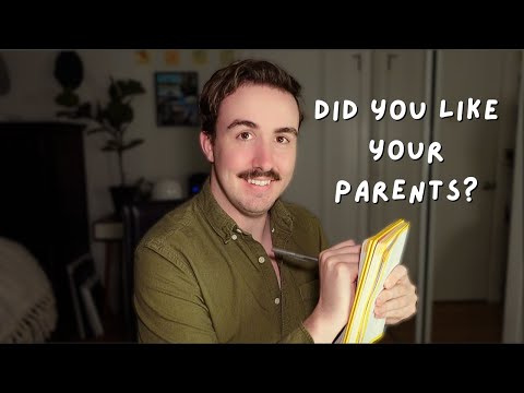 ASMR asking you personal questions about your CHILDHOOD 🏡