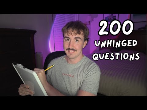 ASMR Asking you 200 UNHINGED personal questions for sleep (1 hour | 20k Special)