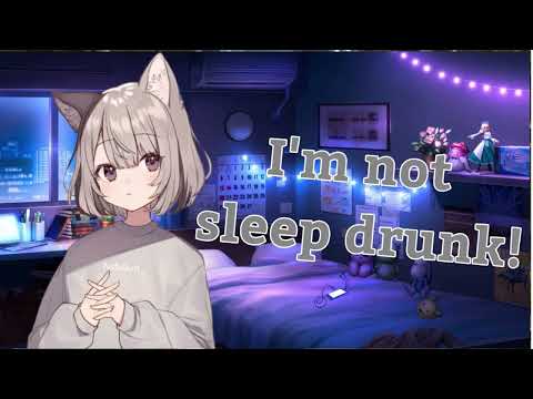 {Asmr} Neko girlfriend stays up for you [cuddles] [sleep aid] [softspoken] [f4a] [cute]