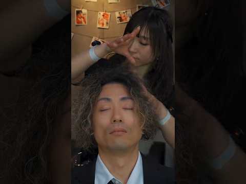 疲れた男性を癒す極上ヘッドマッサージASMR
