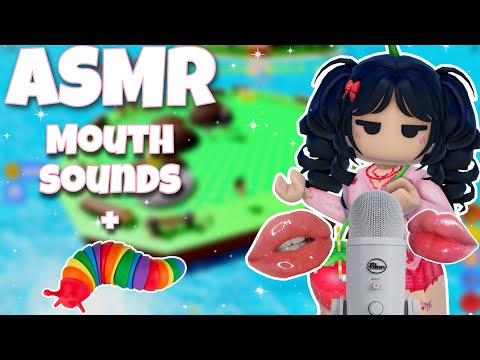 Roblox ASMR ~ CRISP mouth sounds + rainbow slug fidget 💗💤 (NO TALKING)