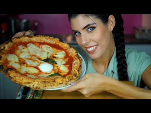 ASMR 🍕 PIZZA BUFALA MUKBANG (Eating Sounds e Whispering)