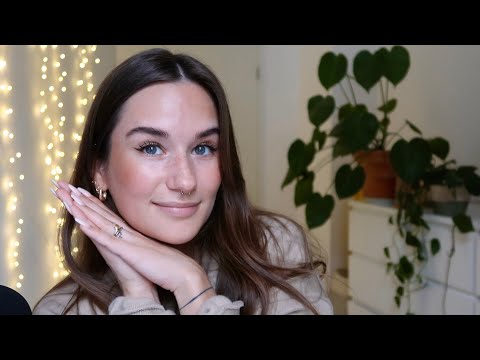 ASMR deutsch | Ein Entspanntes GRWM Zum Einschlafen 🌷 Rambling Tapping Scratching german relaxing