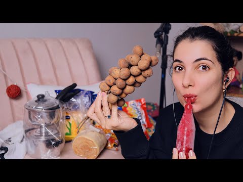 ASMR EXPERIMENTANDO COMIDAS DO RECIFE - Sweet Carol
