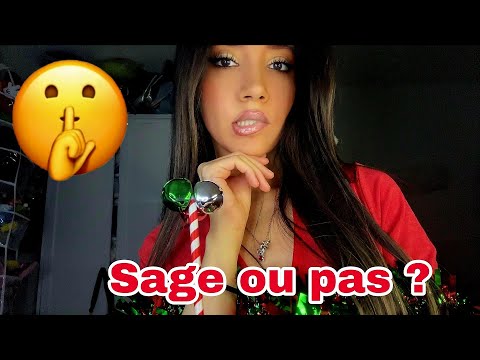 ASMR FRANÇAIS PARTIE 38 : ROLEPLAY TU ES SAGE OU PAS ?  (LA MÈRE NOËL)