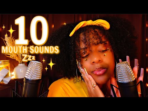 ASMR 10 Mouth Sounds That Will MELT Your Brain & Make You TINGLE 🤤✨(AT 1000% SENSITIVITY ♡)