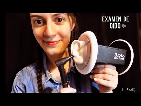 ♡ASMR español♡ EXAMINANDO TUS OIDOS♥ Doctor Roleplay *3Dio*