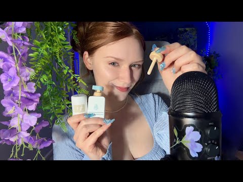 ASMR Wooden Skin Care🧖 No cuts  😴