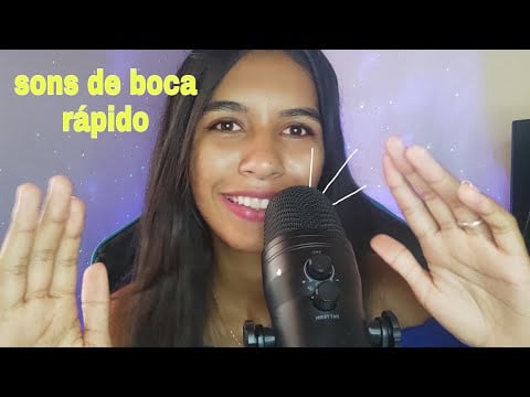 ASMR FAST AND AGGRESSIVE SONS DE BOCA MAIS RÁPIDOS DO CANAL + sensibilidade alta⚡