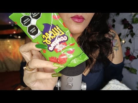 ASMR comiendo Gomitas Lucas picositas