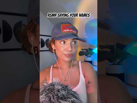 ASMR Saying Your Name #tingles #asmrtriggers #mouthwhisper #asmrvideos