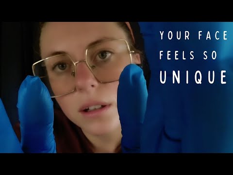 Personal Attention ASMR | Touching Your Face | ASMR Latex Gloves