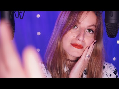 ASMR Tocandote La Cara Hasta que te duermas (Face Touching, Hand Movements)