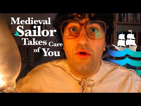 [ASMR] Medieval Sailor Takes Care of You (You're A Stowaway Siren) (British accent)