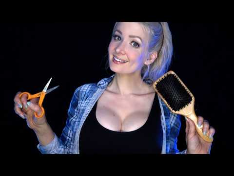The MOST Relaxing Haircut ASMR | Snip, Spritz, Brush, and Close Whispers for Ultimate Tingles 💇‍♀️