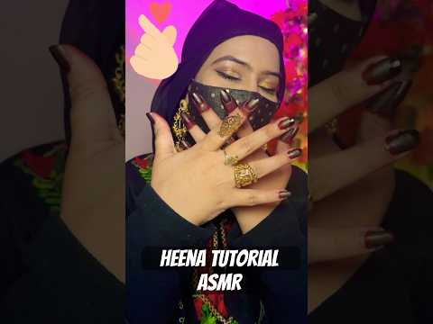 Winter / night / festive mehndi vibe ASMR tutorial  #Heena ￼#heenamehndi