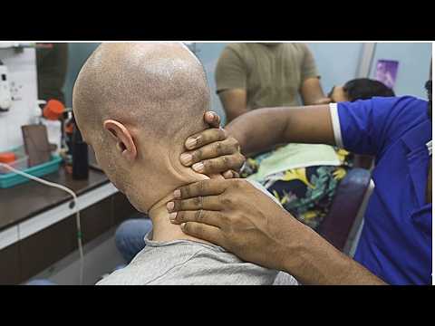 ASMR Head Massage & Neck Treatment | Pure Relaxation in Silent Barbershop