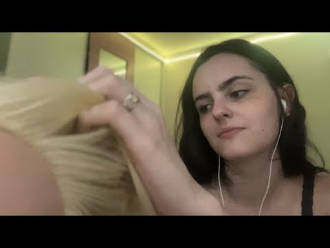 ASMR SALVANDO SEU CABELO | sons reais, penteando, e hidratando cabelo